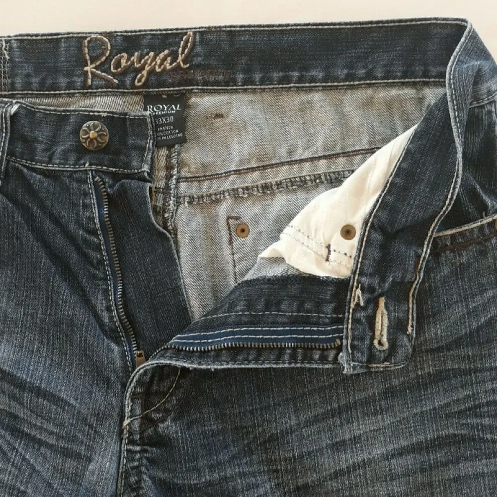 Royal Premium Straight Blue Jeans